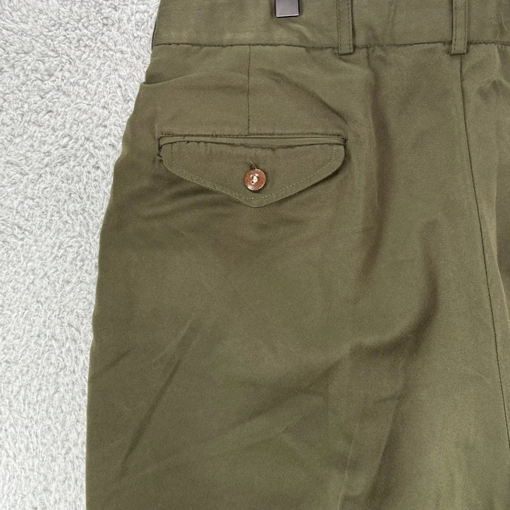 Vintage Orvis Melton Cloth Pants Size 34x32 Dark Green Made in USA‎ Pockets